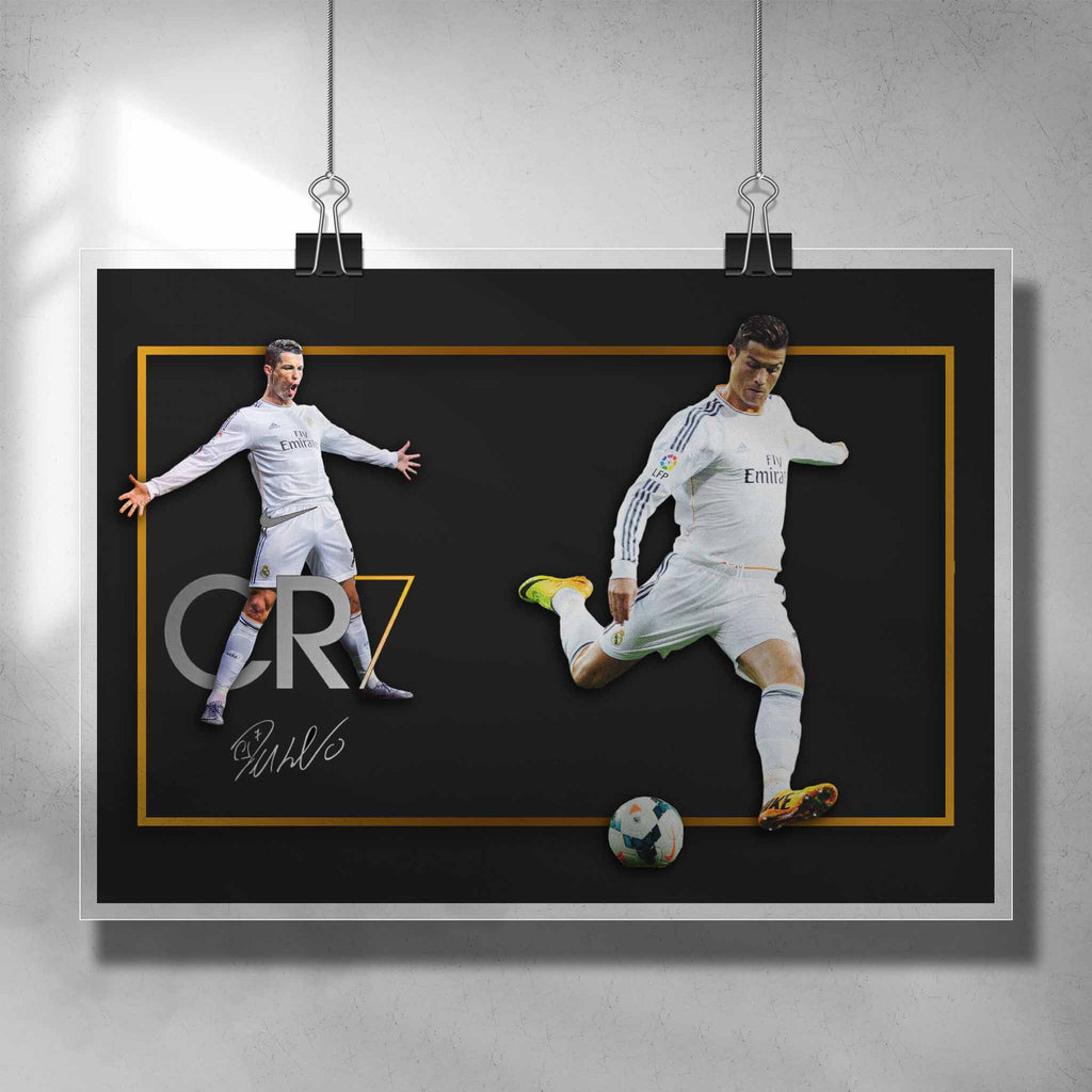 CR7 Poster - Exclusive Cristiano Ronaldo Framed Prints by Sports Cave.