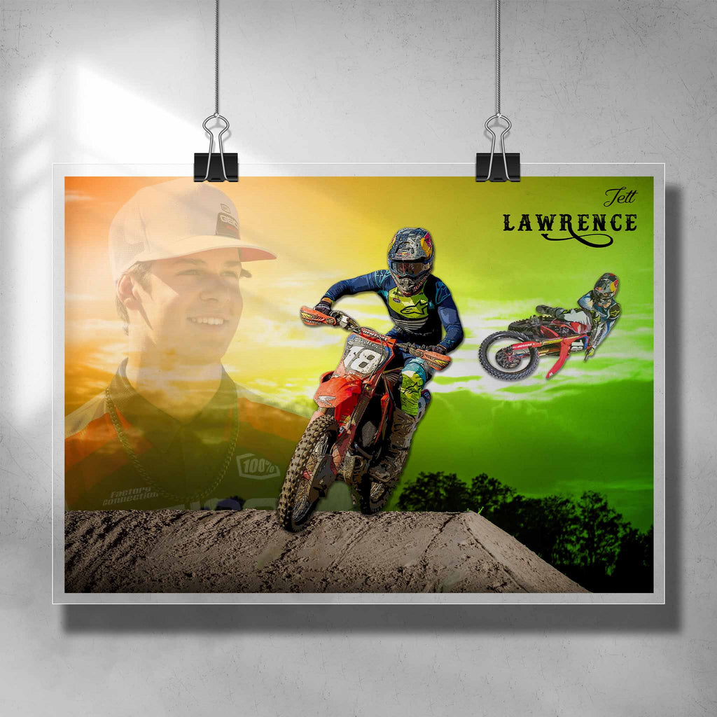 Jett Lawrence Motocross Art Sports Cave