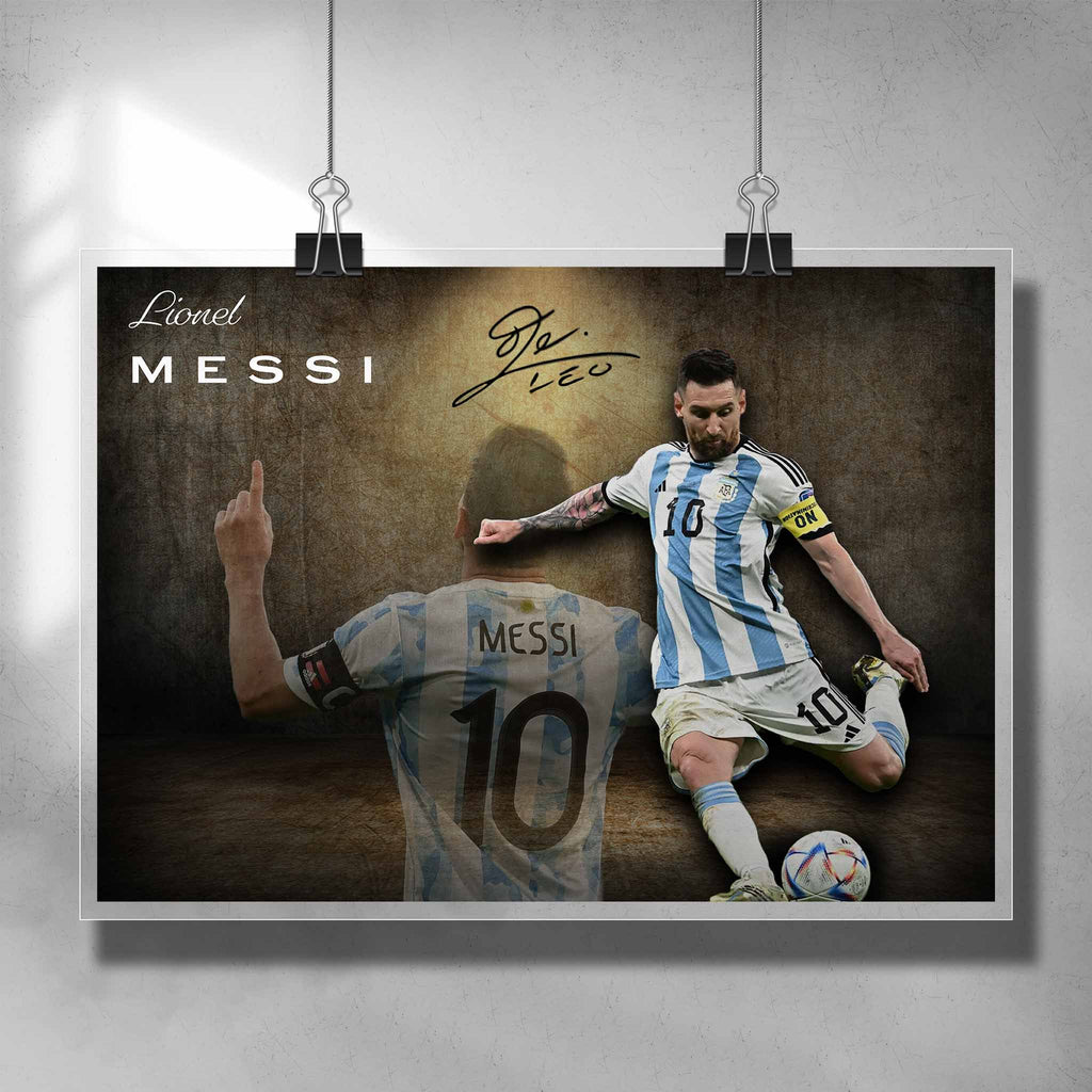 Lionel Messi Argentina Art Sports Cave
