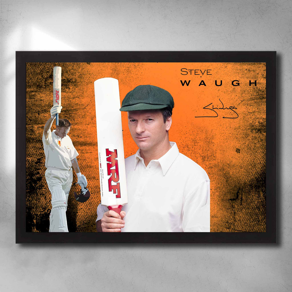 Steve Waugh Cricket Art Sports Cave